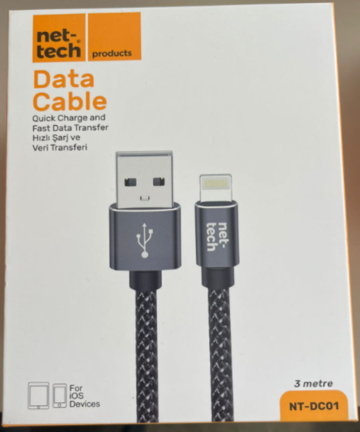 usb to lightning 3m kablo