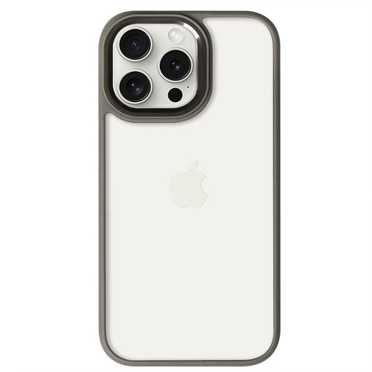 iPhone 15 Pro Renkli Lux Basic Titanyum Telefon Kılıfı