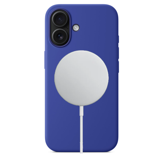 Apple iPhone 16 Silikon Magsafe Case Dark Blue