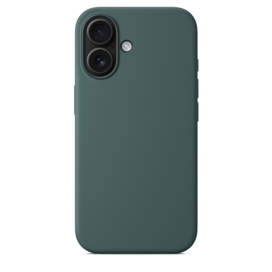 Apple iPhone 16 Silikon Magsafe Case Göl Yeşili