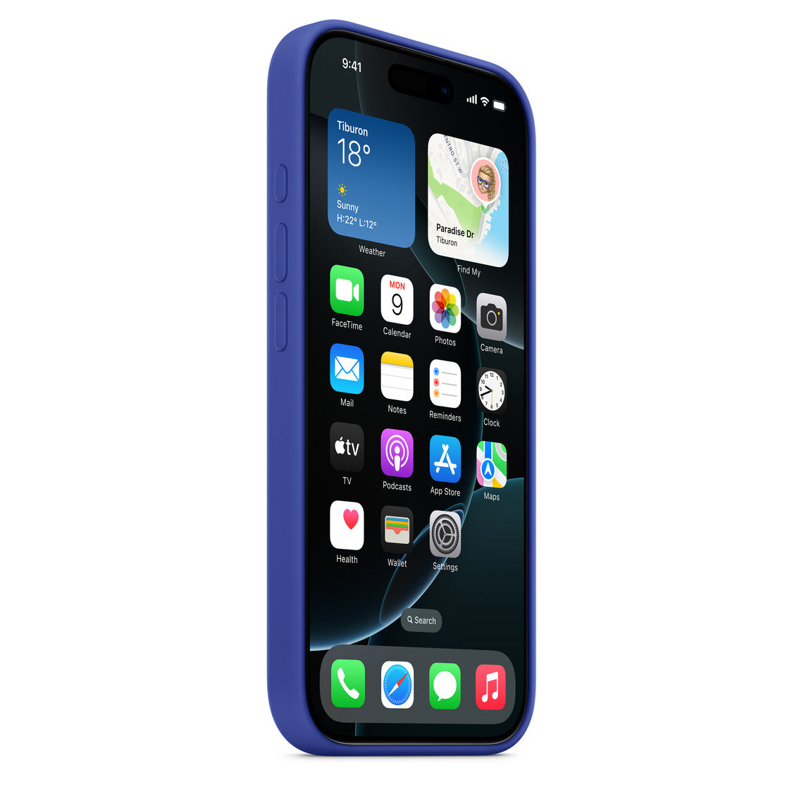 Apple iPhone 16 Pro Max Silikon Magsafe Case Dark Blue