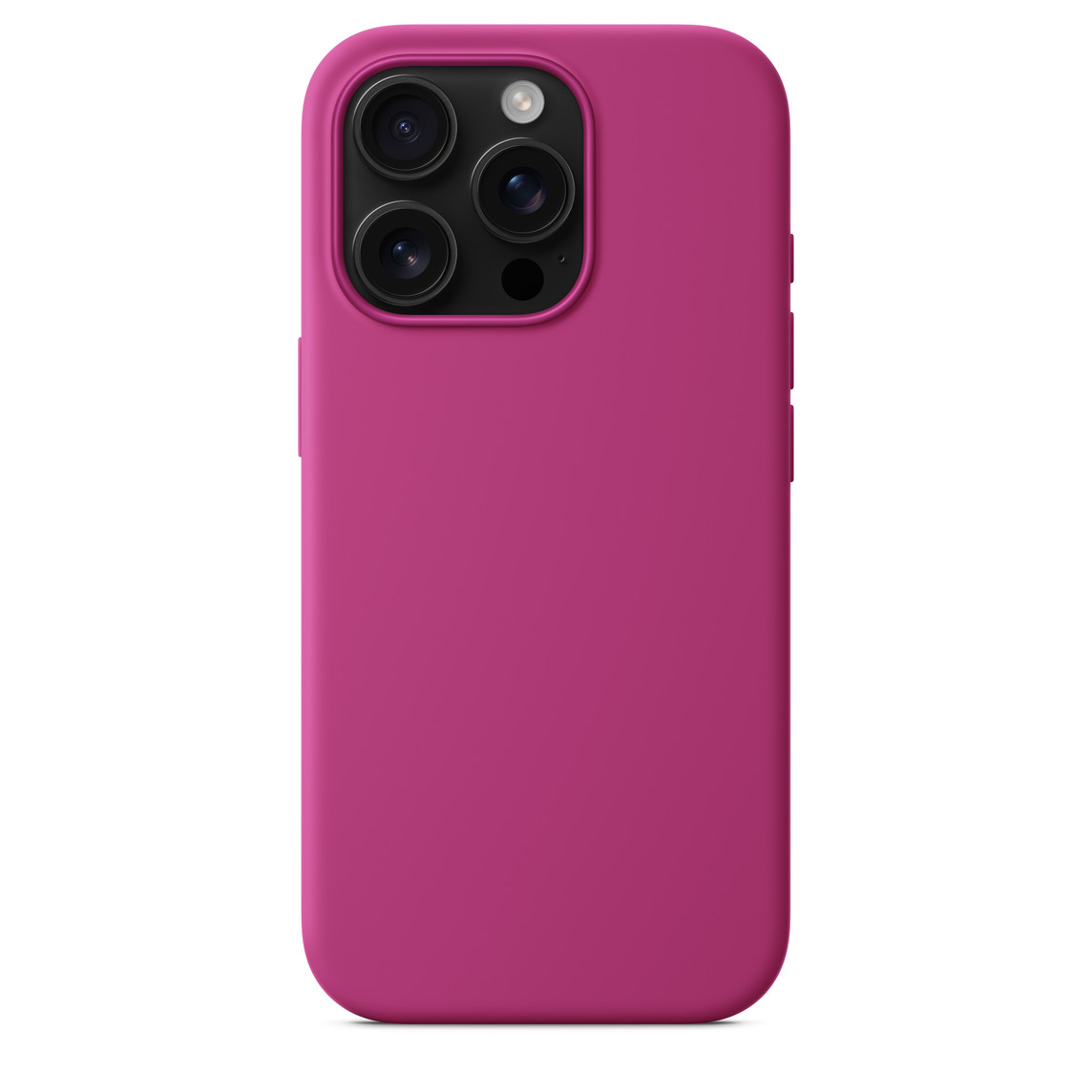 Apple iPhone 16 Pro Max Silikon Magsafe Case Fuşya