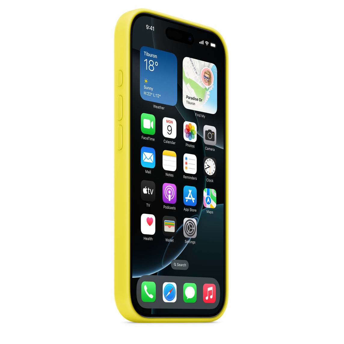 Apple iPhone 16 Pro Max Silikon Magsafe Case Yellow