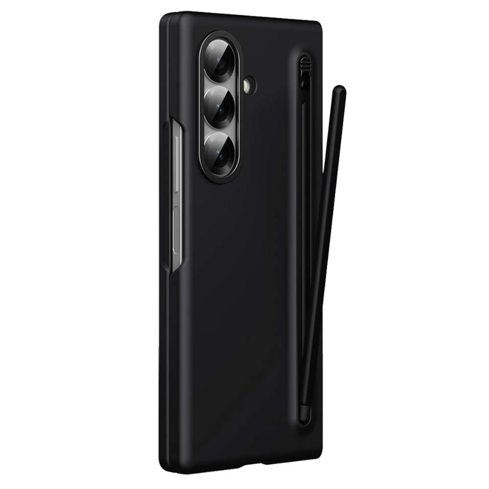Samsung Z Fold 6 Kalemli Telefon Kılıfı Siyah
