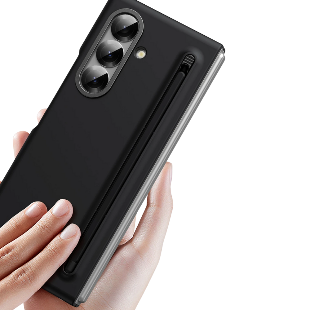Samsung Z Fold 6 Kalemli Telefon Kılıfı Siyah