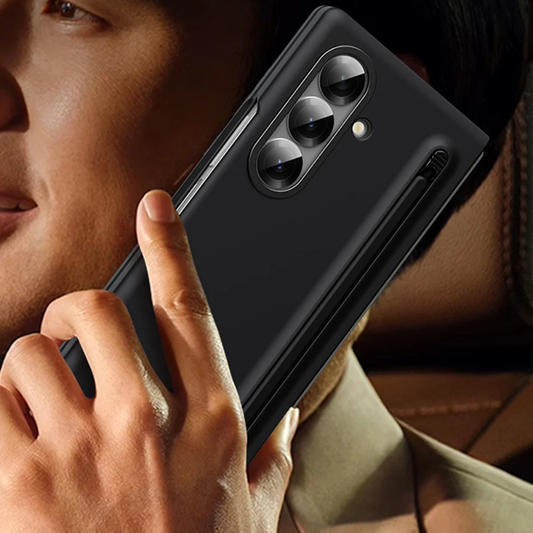 Samsung Z Fold 6 Kalemli Telefon Kılıfı Siyah