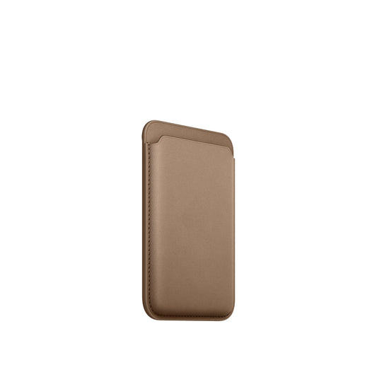Apple iPhone Mikro Dokuma Cardsafe Kartlık Sütlü Kahve