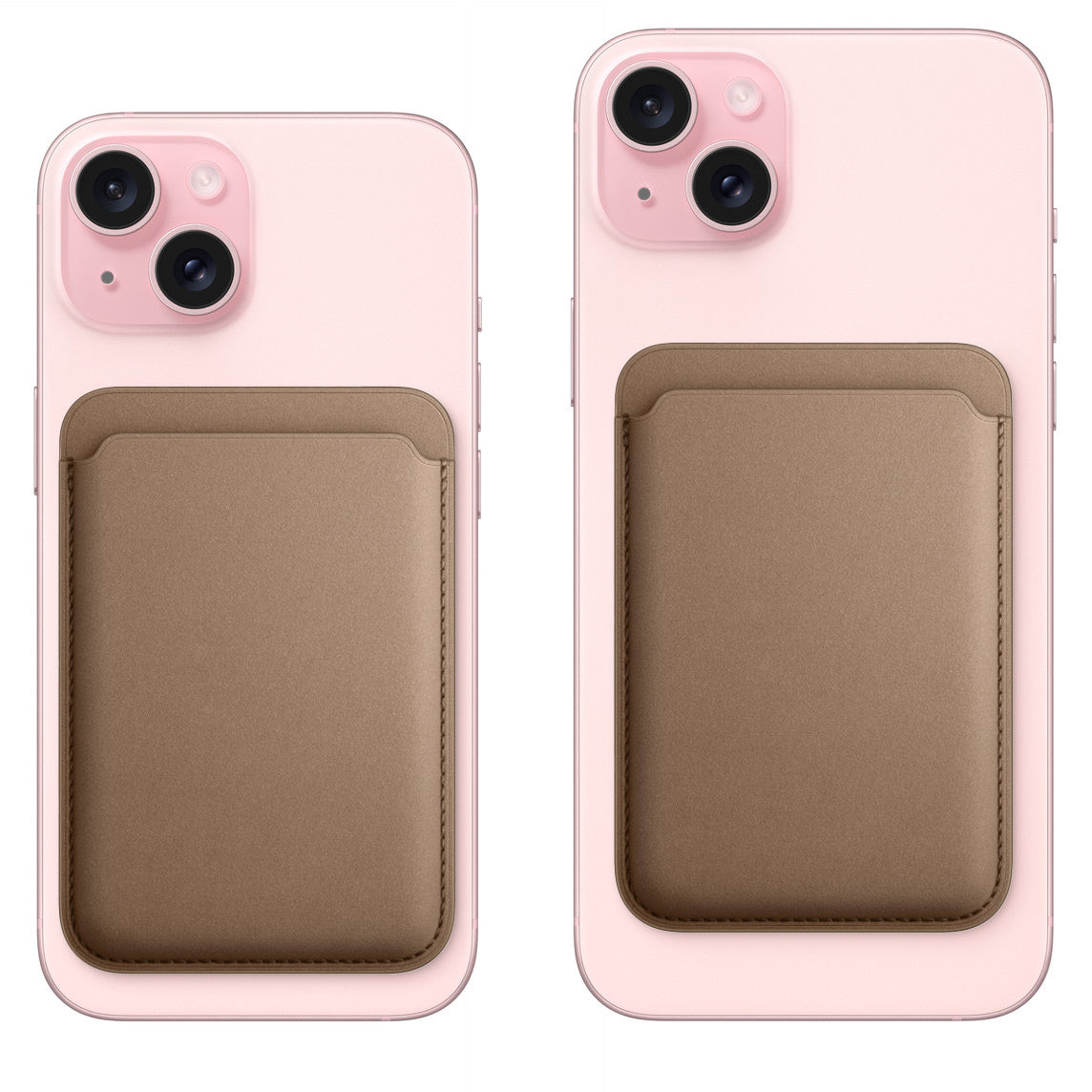 Apple iPhone Mikro Dokuma Cardsafe Kartlık Sütlü Kahve