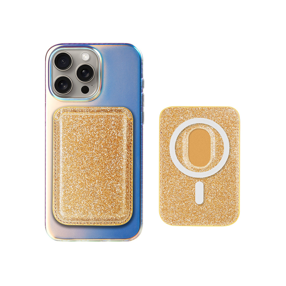 Apple iPhone Cardsafe Kartlık Simli Gold
