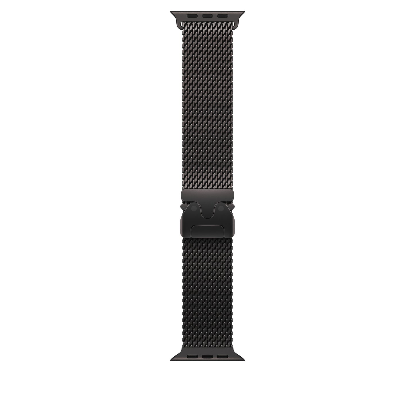 Apple Watch Milano Loop Hasır Black Premium Kordon