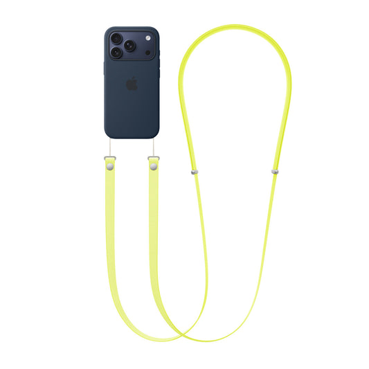 Apple Ultra Premium Çapraz Boyun Askılığı Neon Sarı