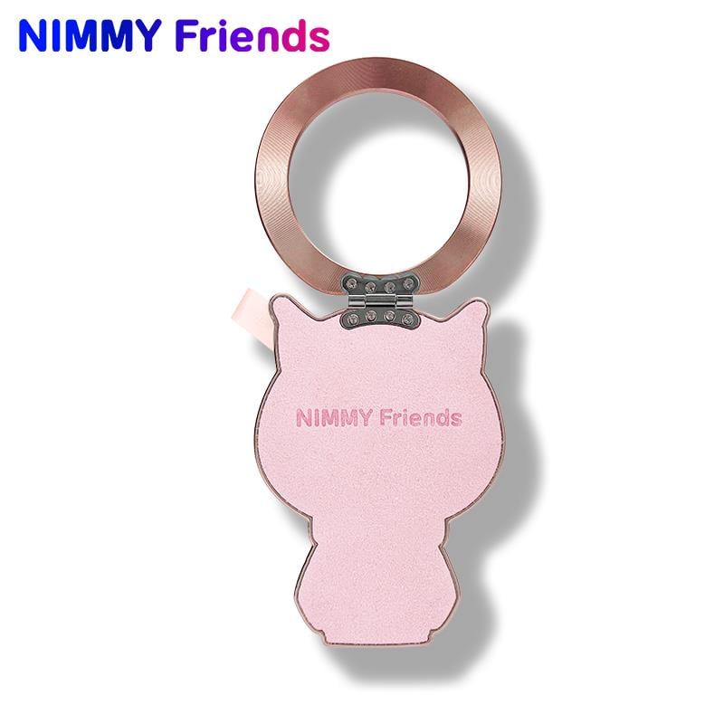 Nimmy 3D Fermuarlı Magsafe Stand Pembe Kedi