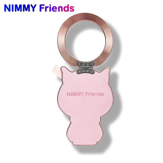 Nimmy 3D Fermuarlı Magsafe Stand Pembe Kedi