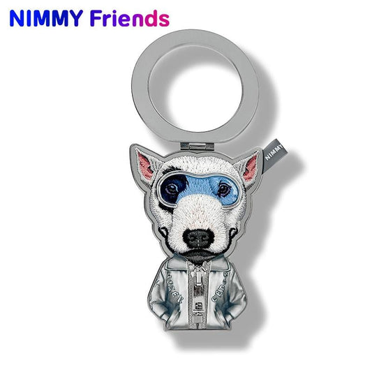 Nimmy 3D Fermuarlı Magsafe Stand Burunlu Köpek