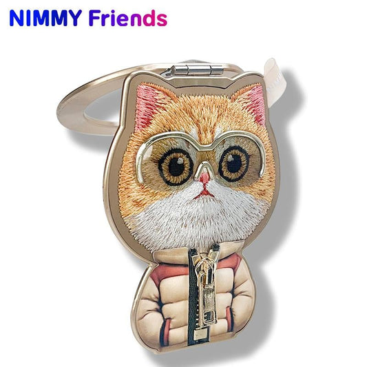 Nimmy 3D Fermuarlı Magsafe Stand Japon Kedi