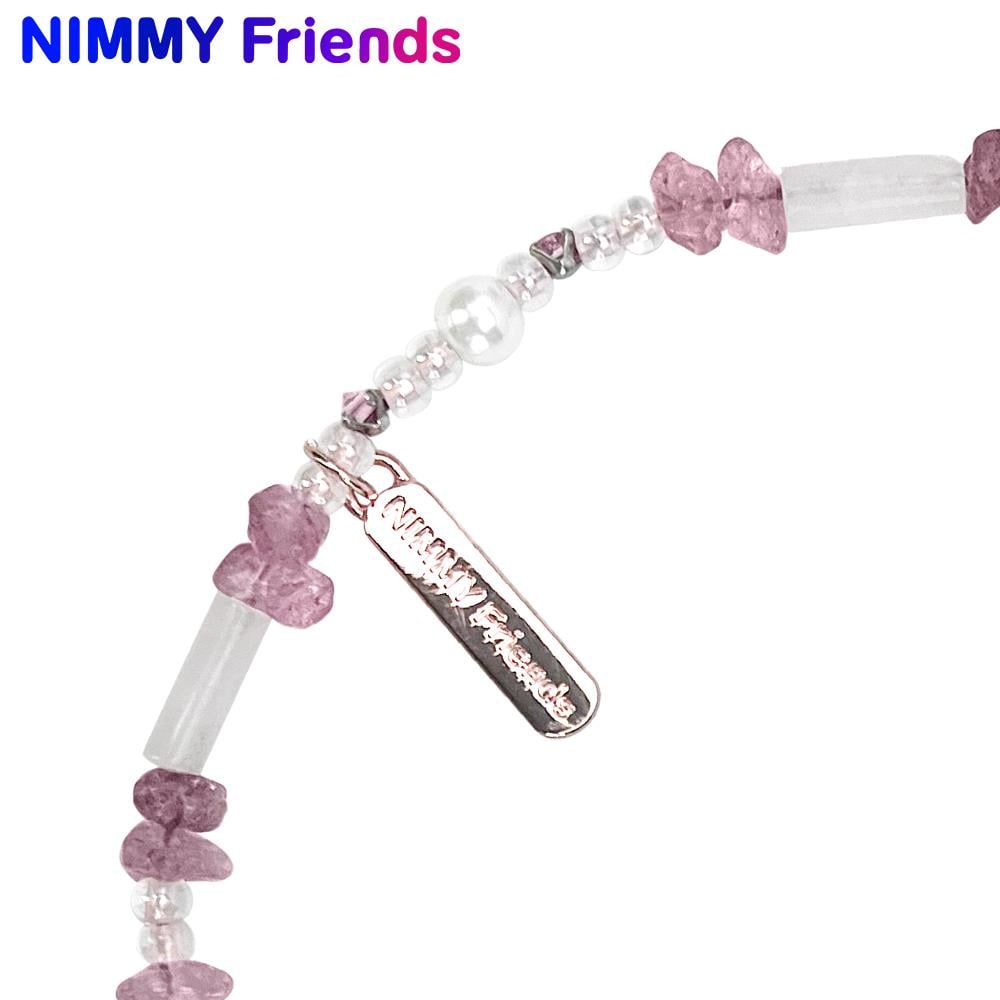 Nimmy Seramik Premium Charm Pembe Tüylü Kedi