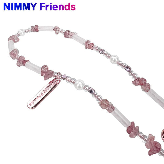 Nimmy Seramik Premium Charm Pembe Tüylü Kedi