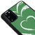 Samsung S20 Plus Hearts in a Row Telefon Kılıfı - Deri - Açık Yeşil