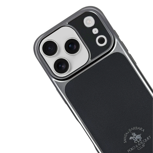 iPhone 17 Pro Polo Club Deri Magsafe Telefon Kılıf Lacivert