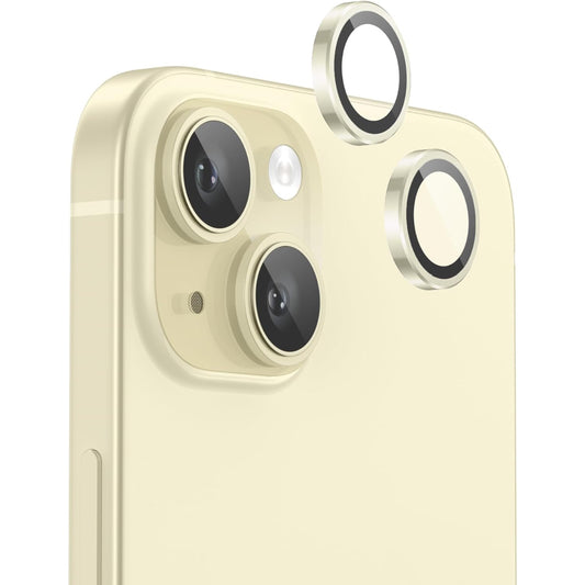 iPhone 15 Plus Kamera Koruyucu Ring Sarı