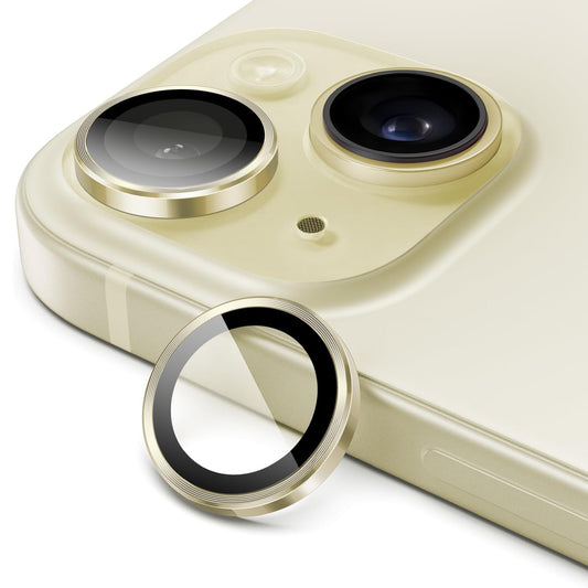 iPhone 15 Plus Kamera Koruyucu Ring Sarı