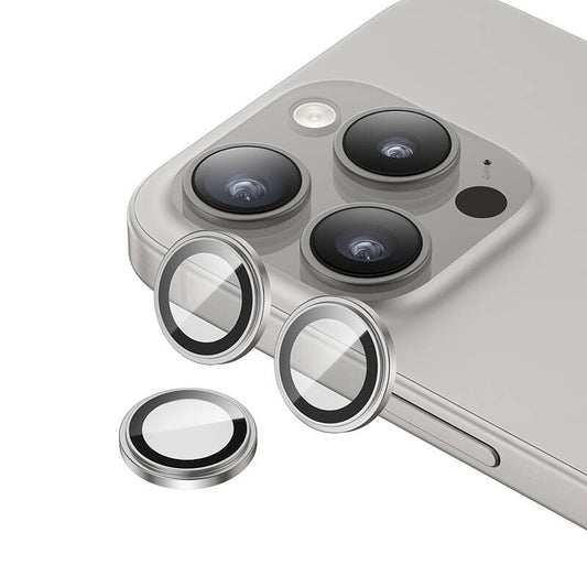 iPhone 16 Pro Kamera Koruyucu Ring Silver