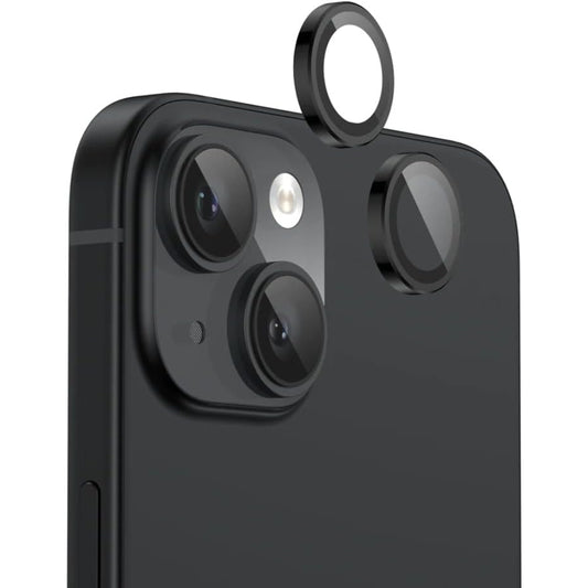 iPhone 16 Kamera Koruyucu Ring Siyah
