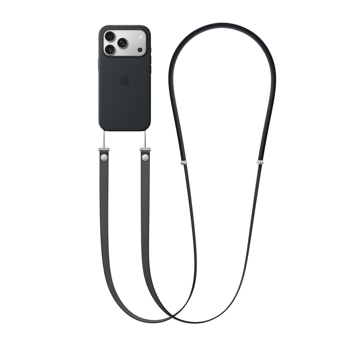 Apple Ultra Premium Çapraz Boyun Askılığı Siyah