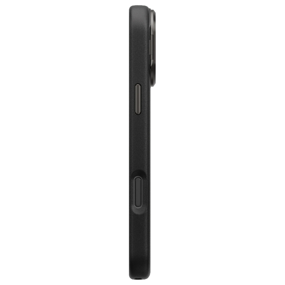 iPhone 17 Pro Uniq Standlı ve Tutacaklı Magsafe Vegan Deri Kılıf Siyah