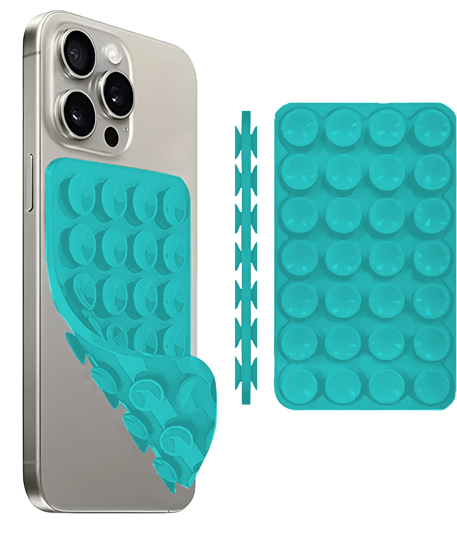 Çift Taraflı Telefon Vantuzu Su Yeşili