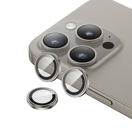 iPhone 16 Pro Kamera Koruyucu Ring Titanium