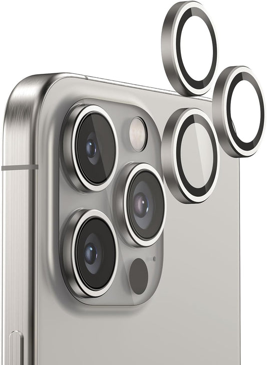 iPhone 16 Pro Kamera Koruyucu Ring Titanium