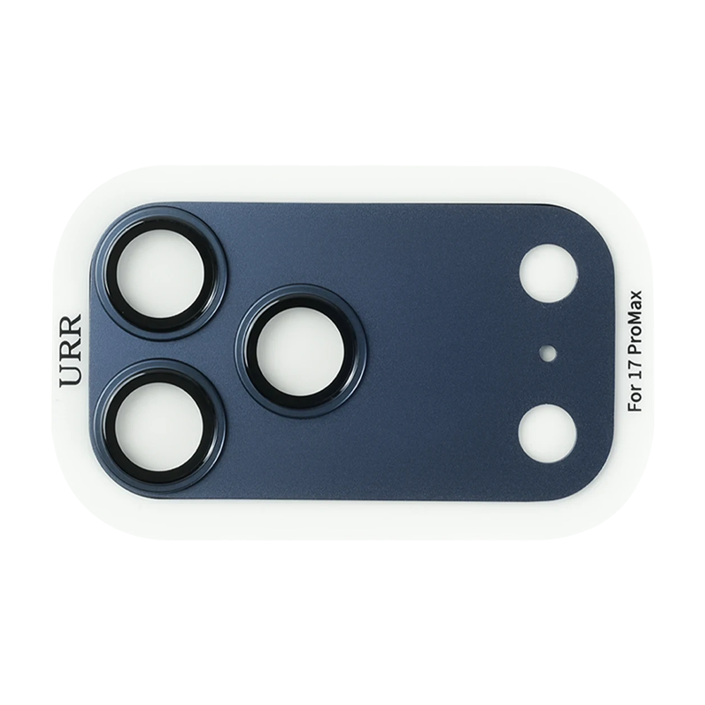 iPhone 17 Pro Fans Series Full Alloy Lens Kamera Koruyucu Mavi