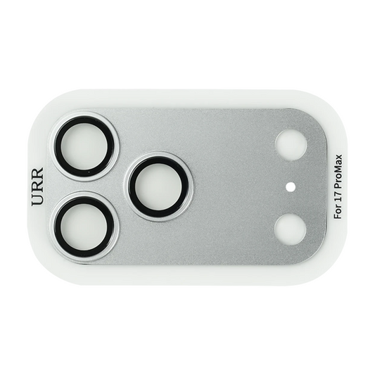 iPhone 17 Fans Series Full Alloy Lens Kamera Koruyucu Silver