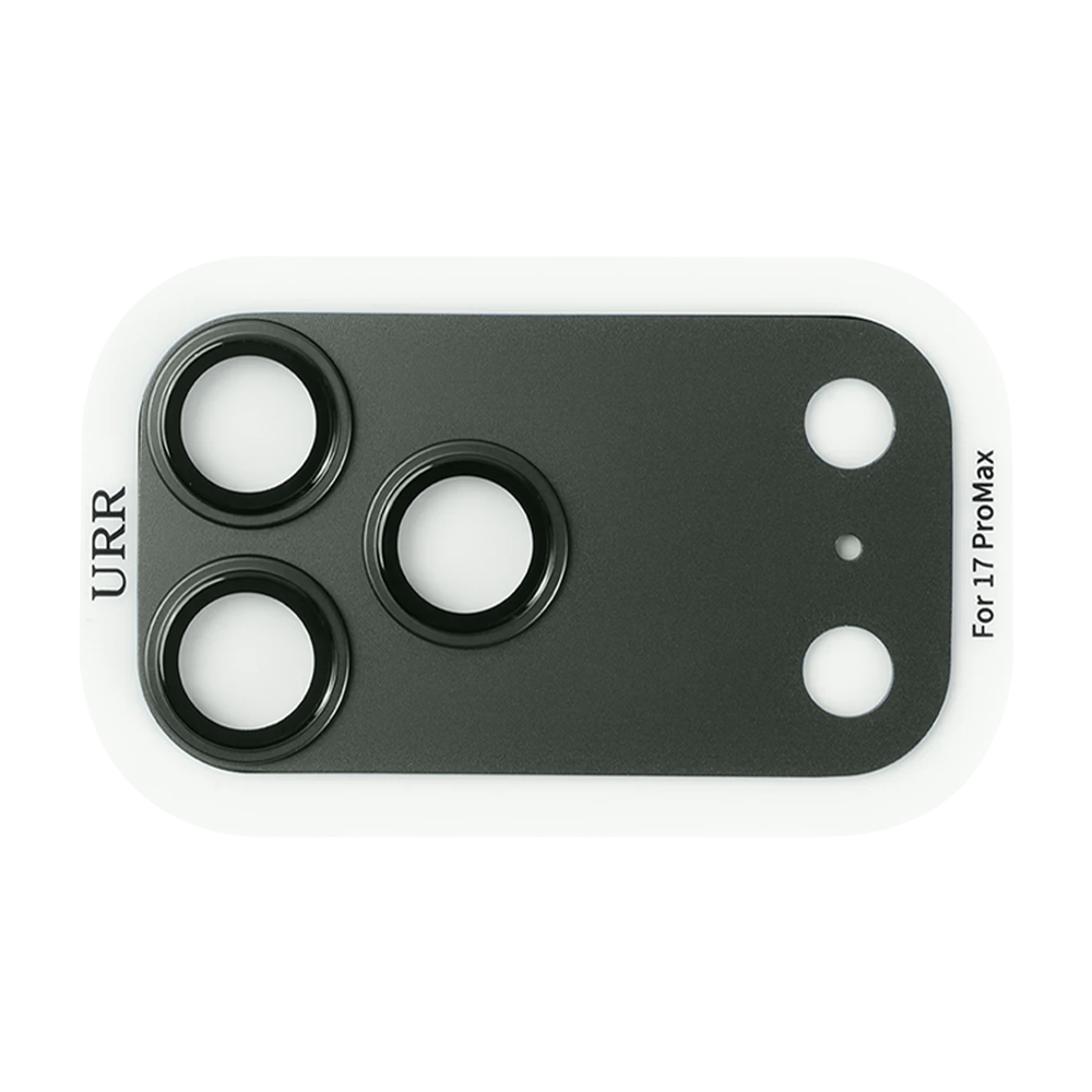 iPhone 17 Fans Series Full Alloy Lens Kamera Koruyucu Siyah