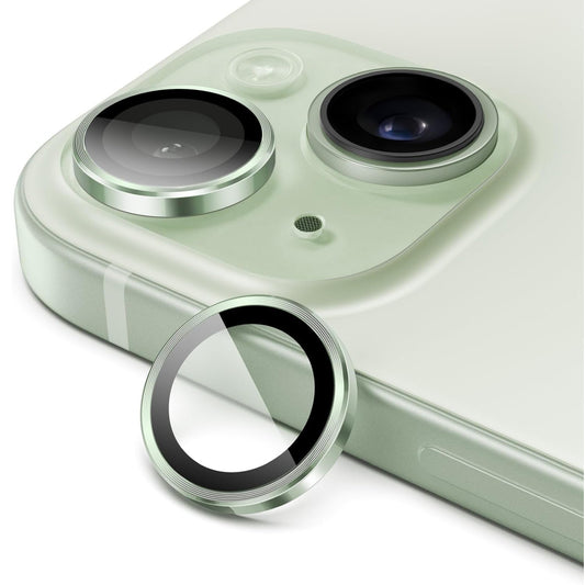 iPhone 15 Plus Kamera Koruyucu Ring Yeşil